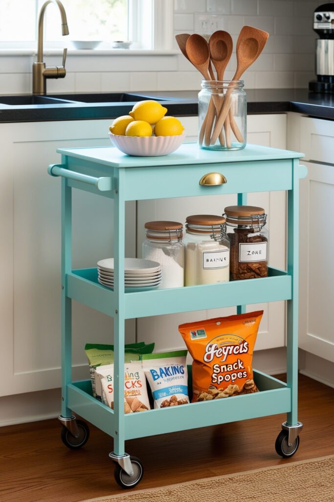 Rolling Cart for Extra Storage