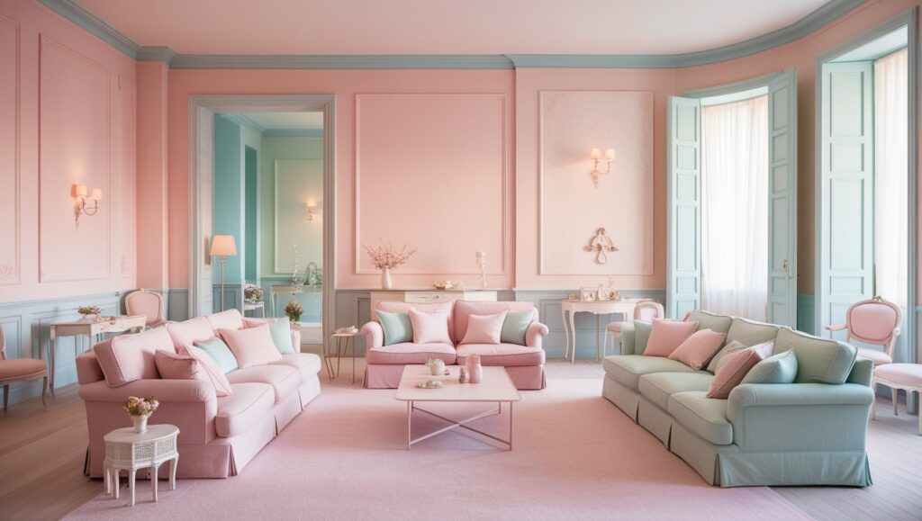 cozy rectangle living room