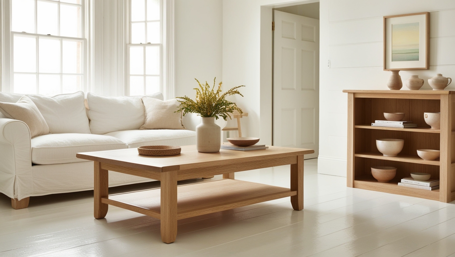 scandinavian style living room