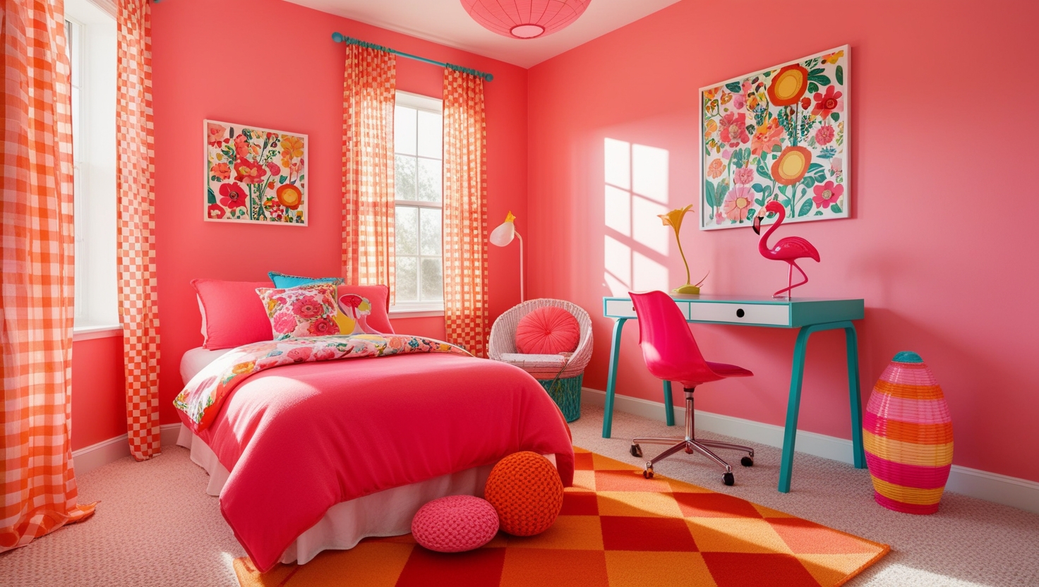 teen girl bedroom