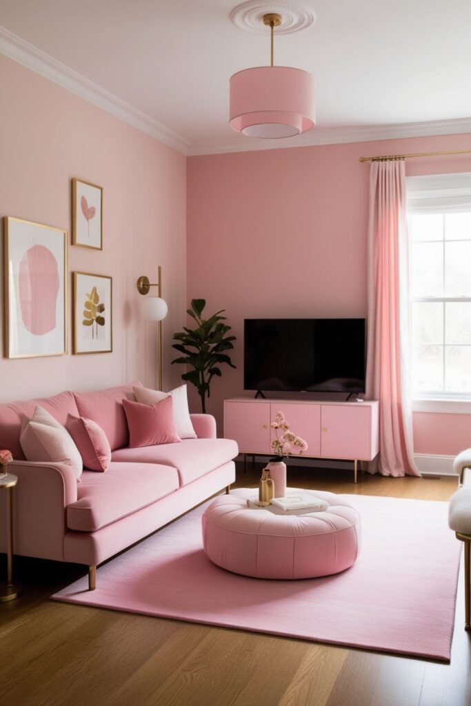 All-Pink with Monochromatic Tones