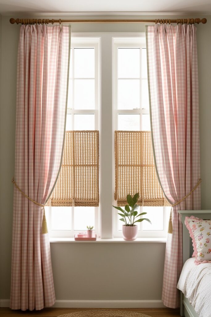 Cafe-length curtains