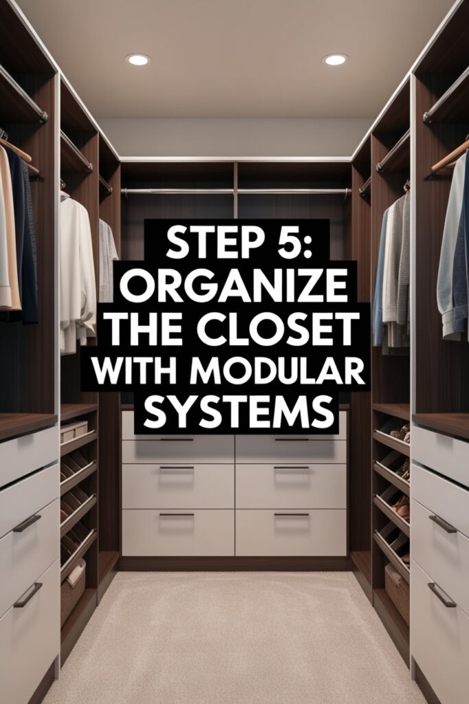 Closet with Modular Systems