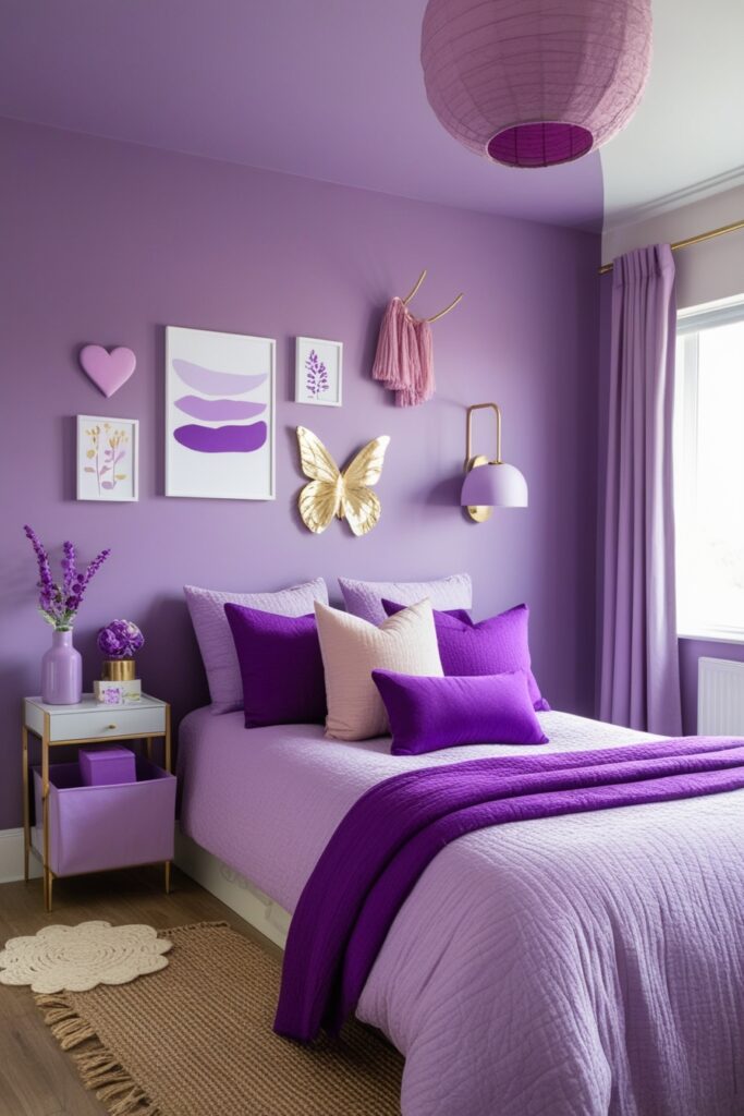 cohesive purple color palette