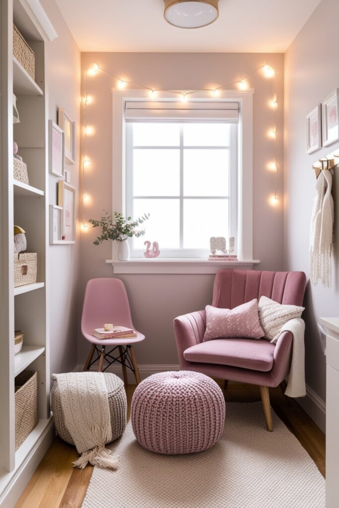mini accent chair or pouf