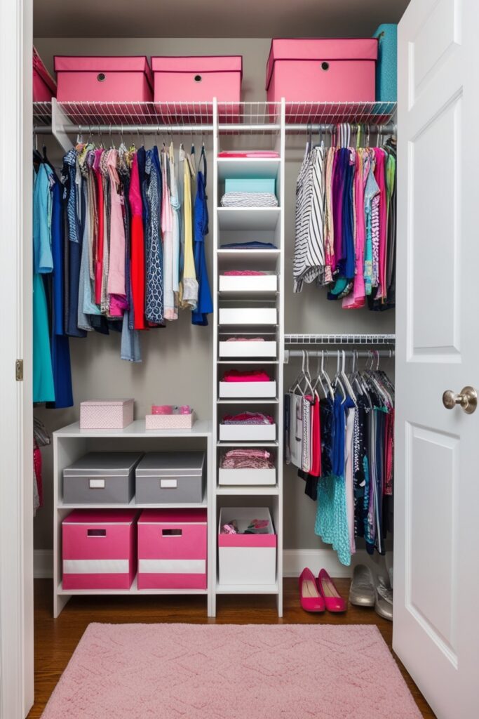 small closet organization (2)