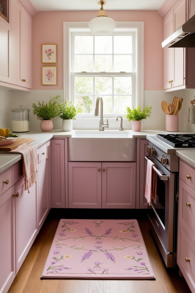 small pastel rug