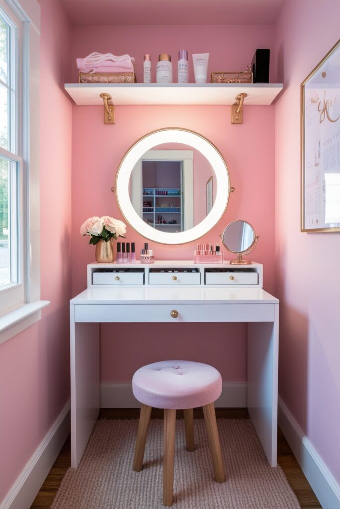 small vanity for beauty