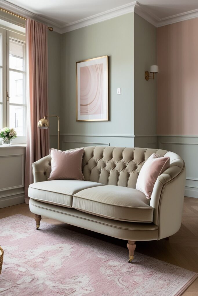velvet loveseat