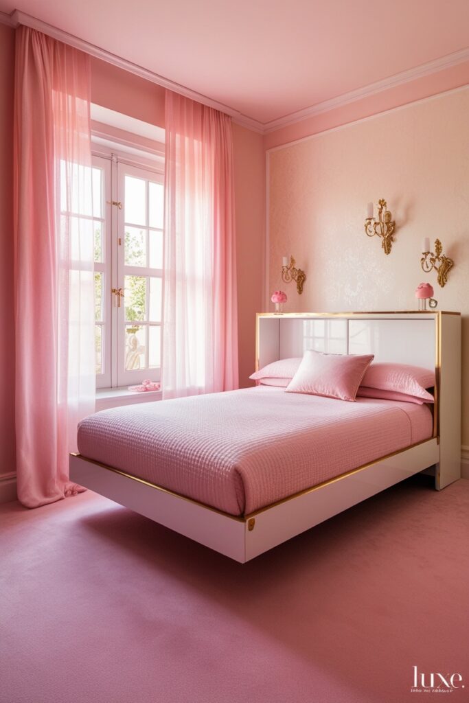 white Murphy bed