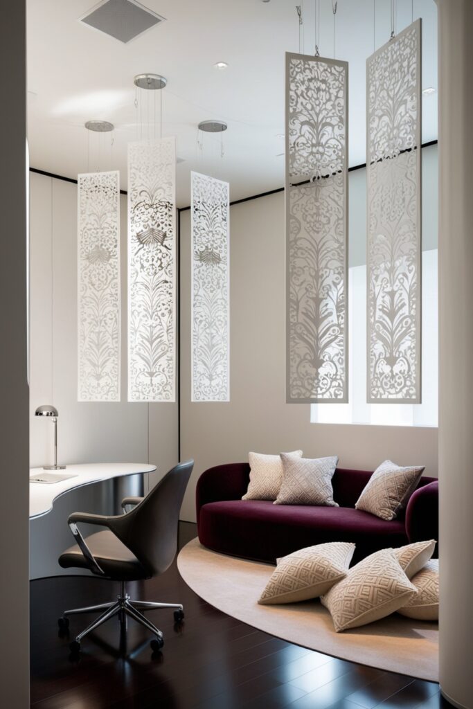 Hanging Laser-Cut Panels