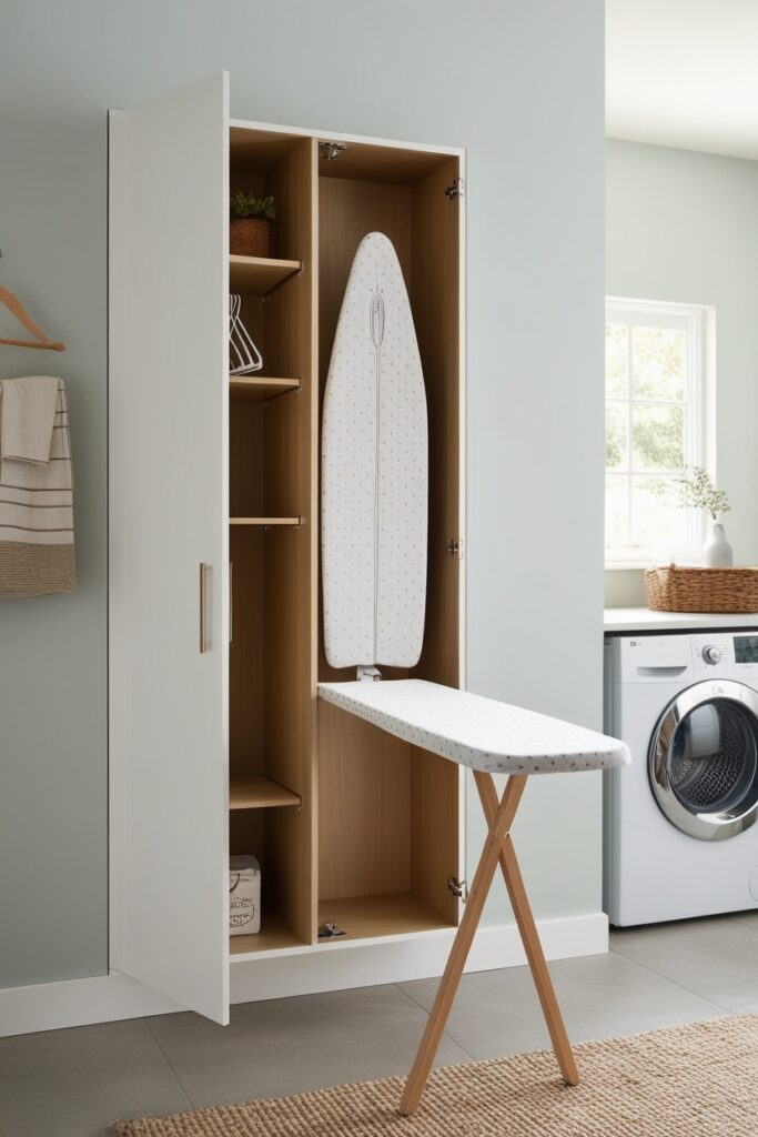 Hidden Ironing Board Cabinet