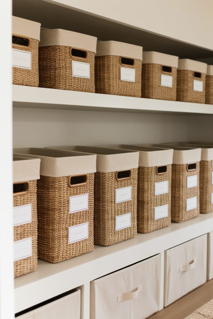 Matching Storage Bins