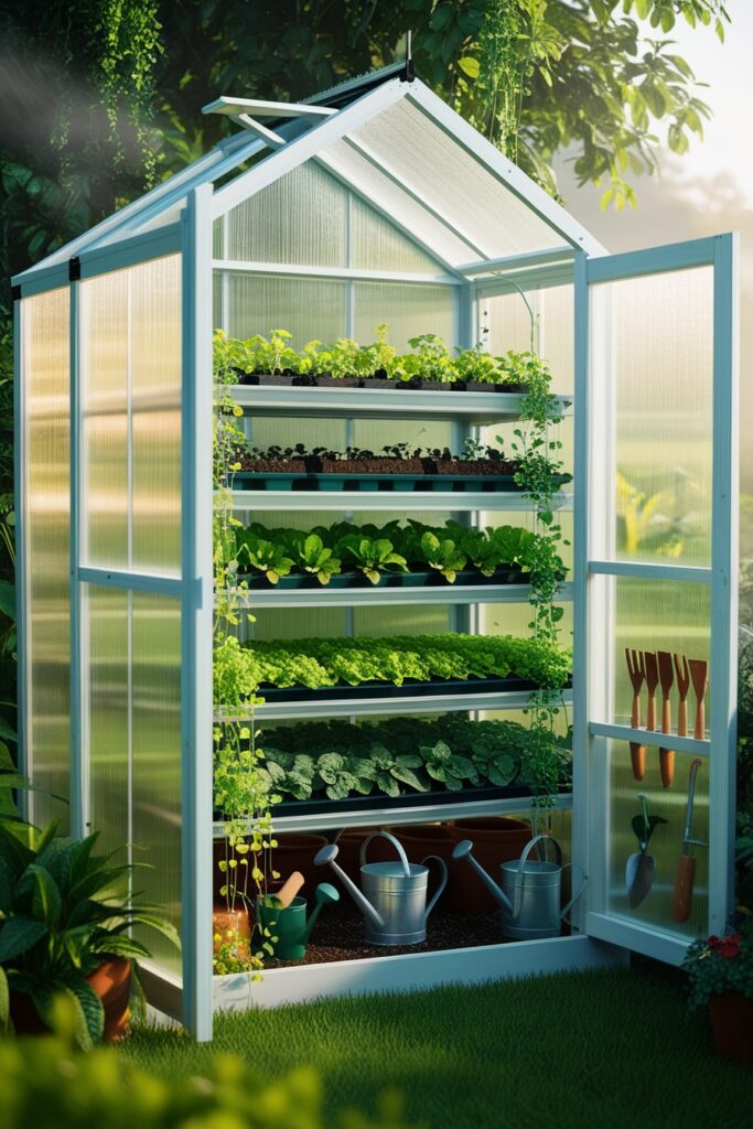 Mini Greenhouse Setup