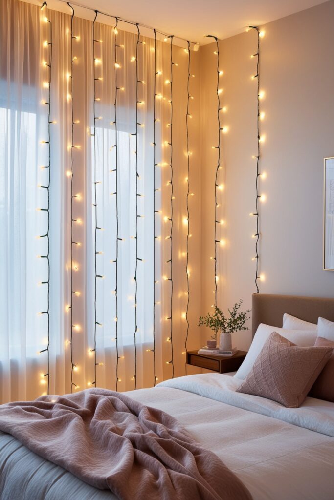String Light Curtain Wall