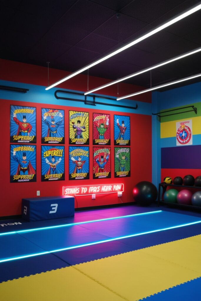 Themed Home Gym Setup