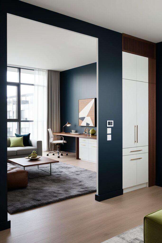 Two-Tone Painted Wall Division