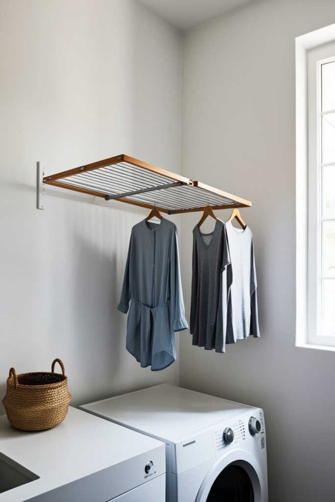Wall-Mounted Drying Rack