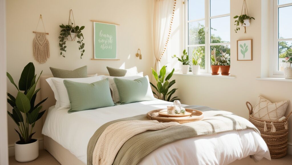 cream bedroom