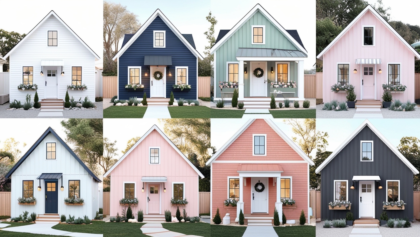 different exterior house colors