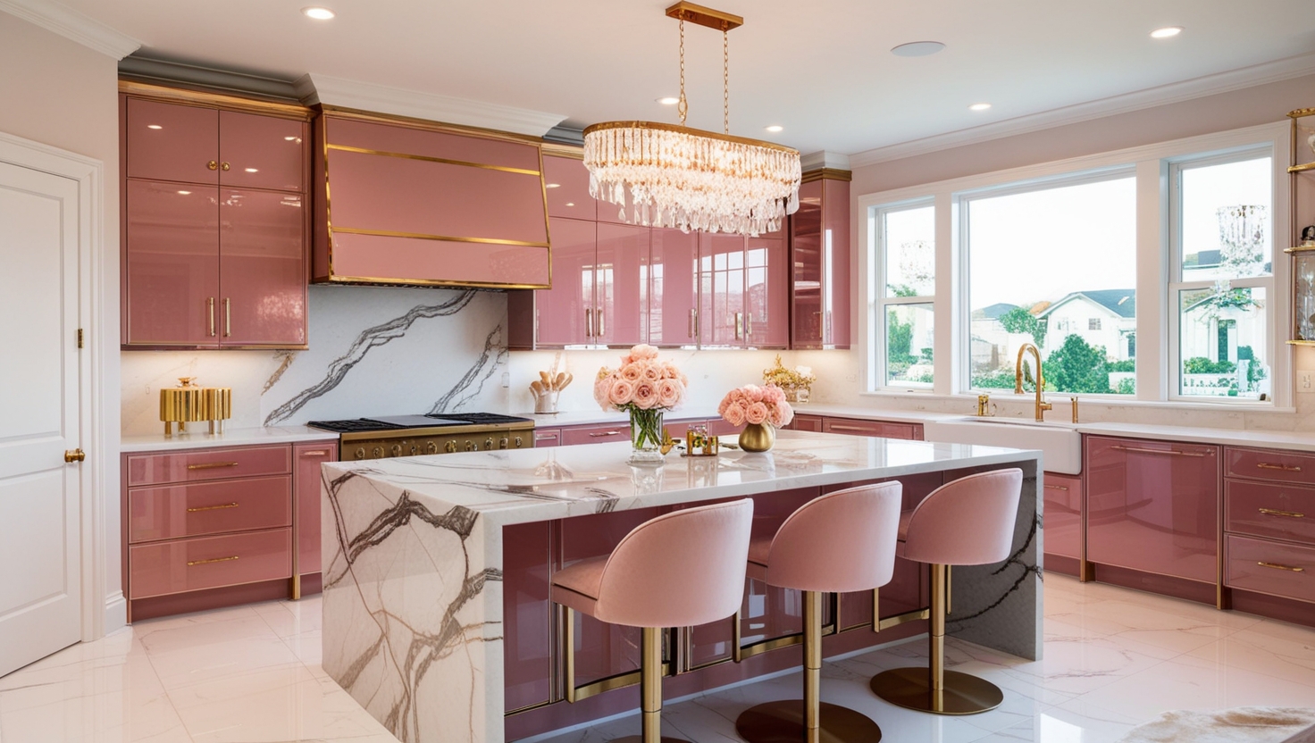 beautiful decorated theme kitchen