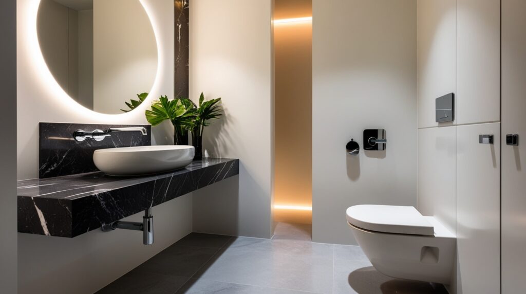 modern small bathroom