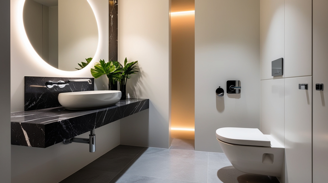 modern small bathroom
