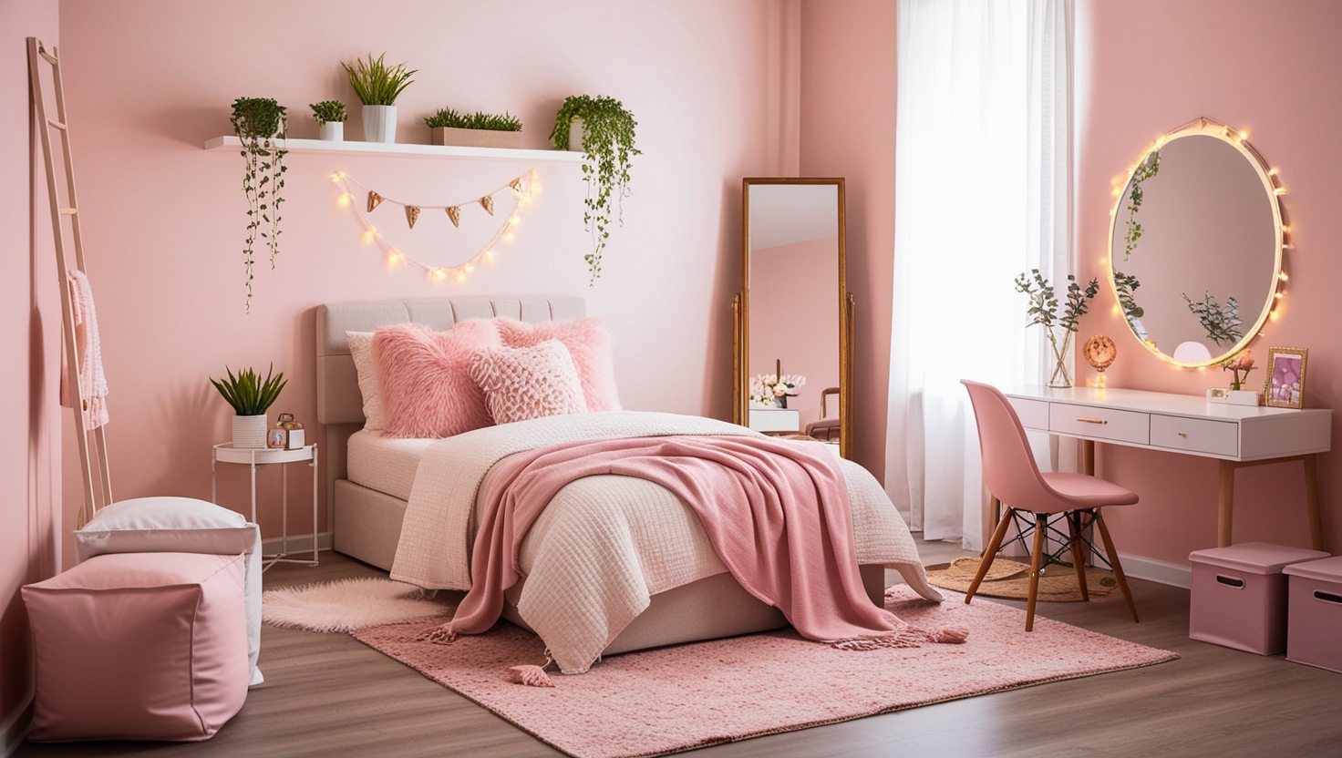 decorated small room