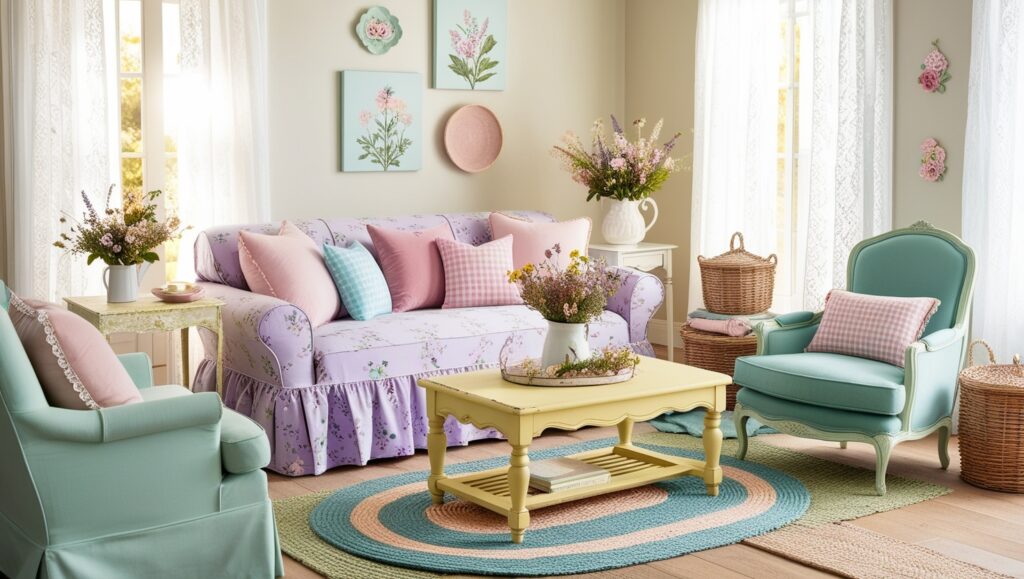 cottagecore living room