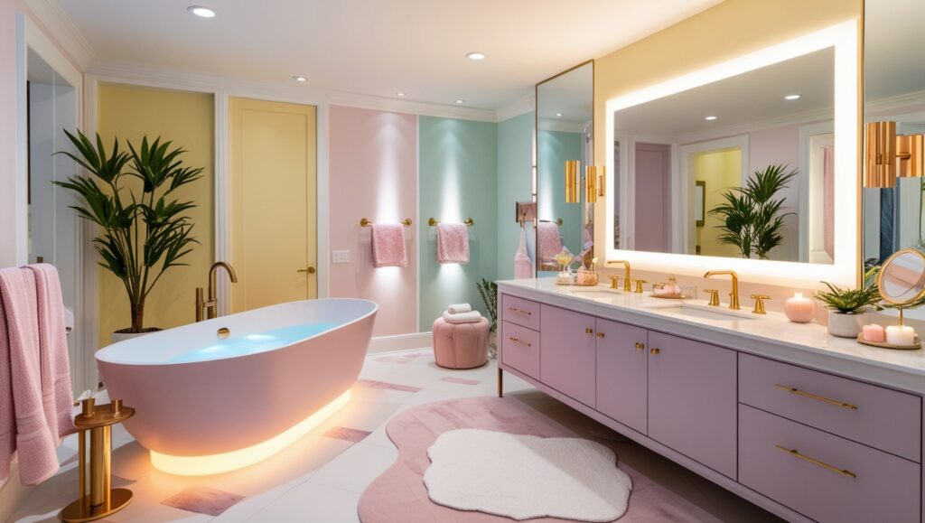beautiful master bathroom