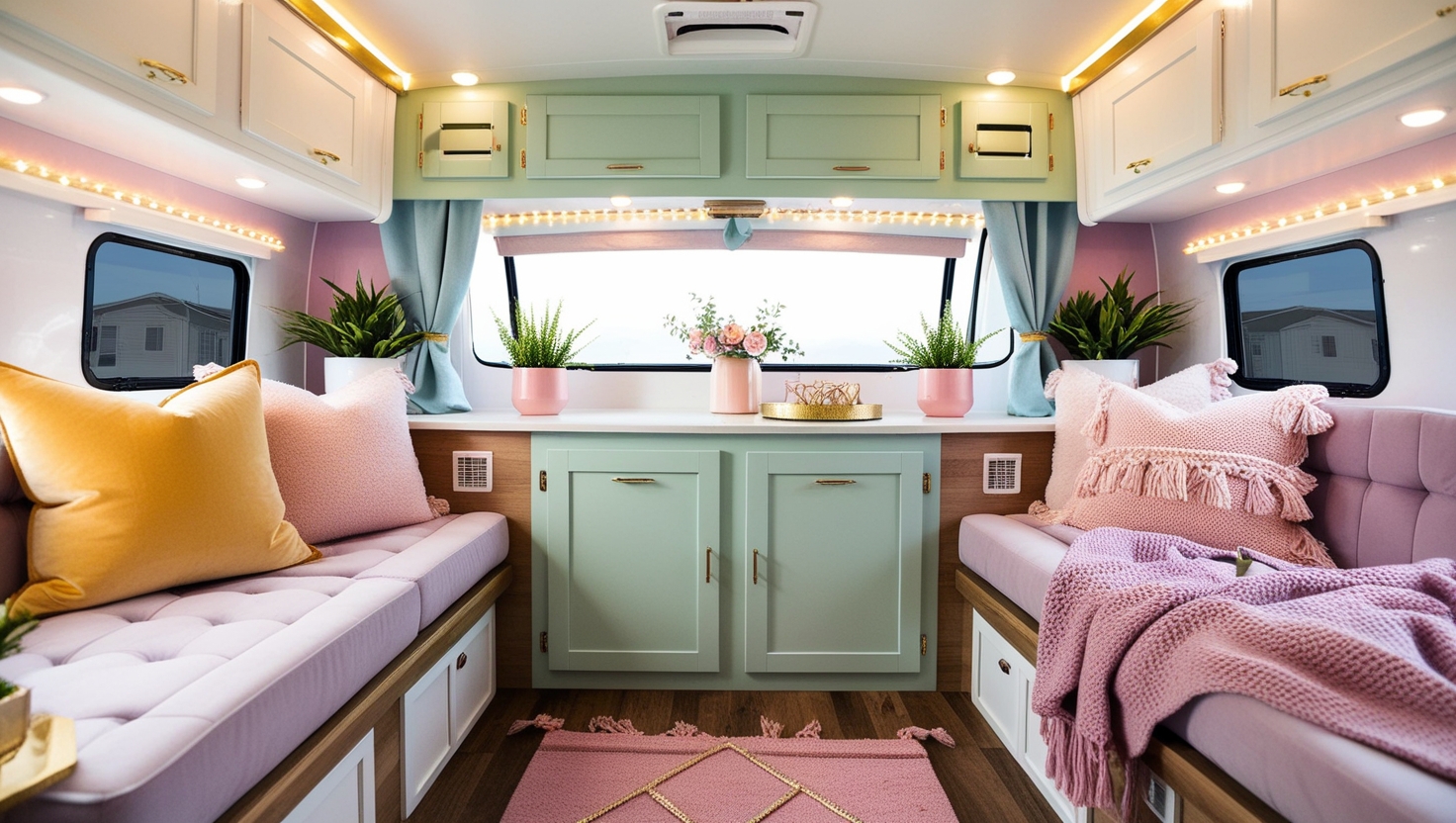 beautifully decorated RV