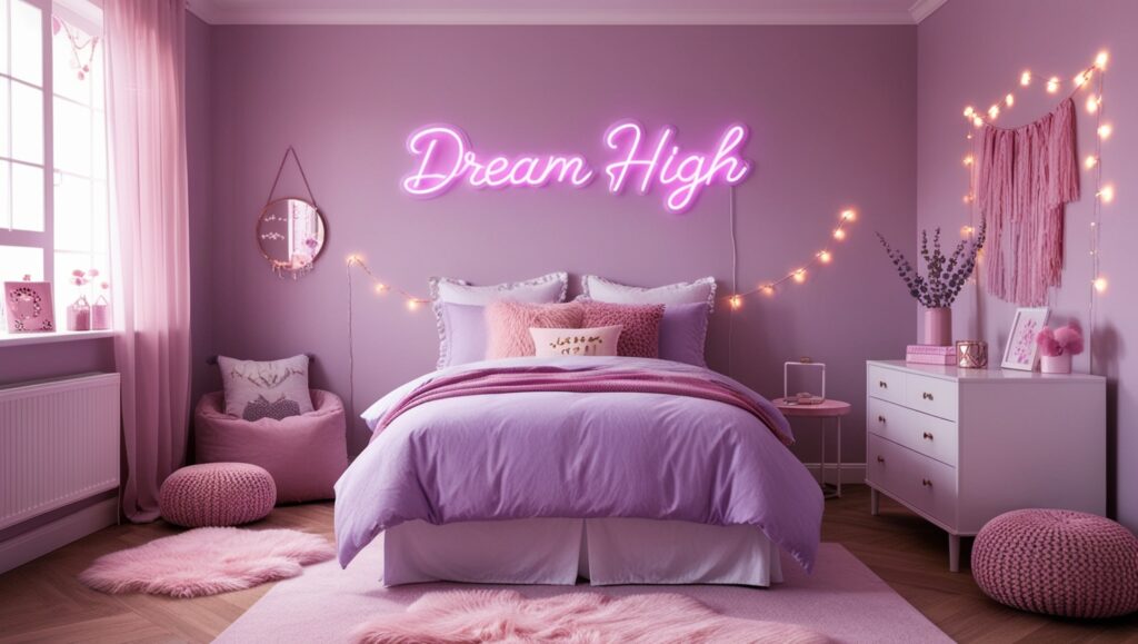 decorated teen room