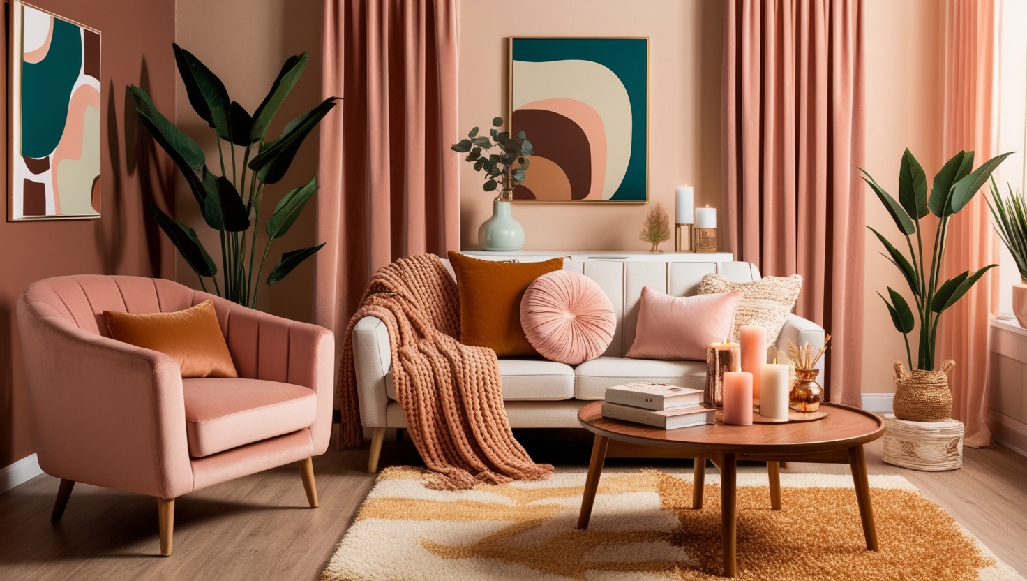 an aesthetic warm apartment